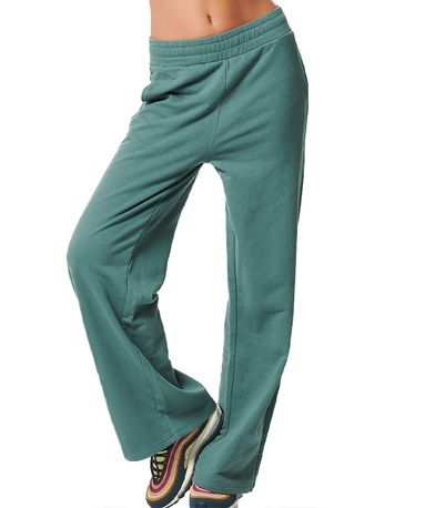 Body Action Wide-Leg Παντελόνι Φόρμας Γυναικείο (021447 PINE GREEN-07B)