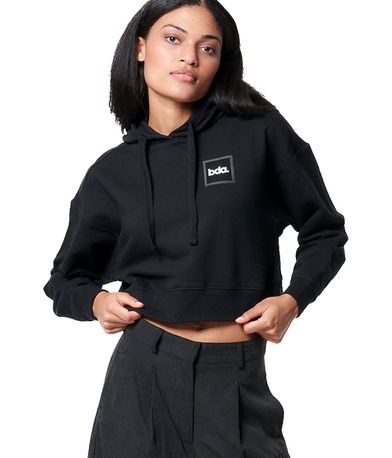 Body Action Womens Cropped Hoodie Γυναικείο (061427 BLACK-01)