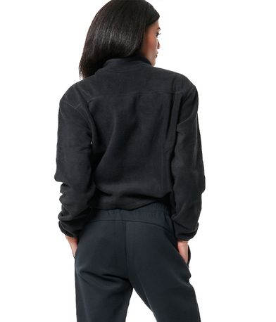 Body Action Womens Half-Zip Polar Fleece Μπλούζα Με Φερμουάρ Γυναικεία (061433 BLACK-01)