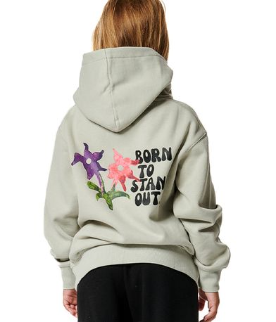 Body Action Girls Long Sleeve Hoodie (062403 MIRAGE GREY-03)