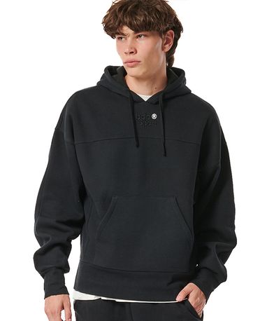 Body Action Lounge Fleece Hoodie Ανδρικό (063416 BLACK-01)