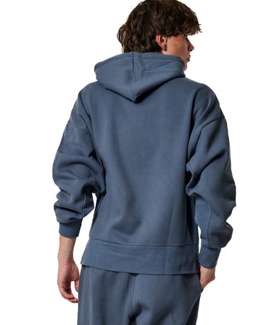 Body Action Lounge Fleece Hoodie Ανδρικό (063416 TURBULENCE GREY-03)