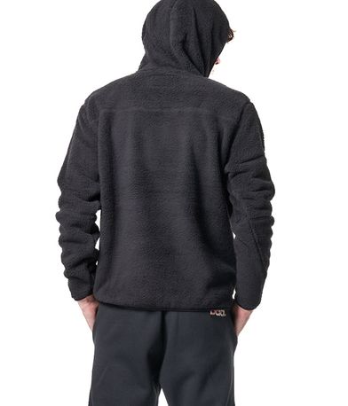 Body Action Men S Half-Zip Sherpa-Fleece Hoodie Ανδρικό (063419 BLACK-01)