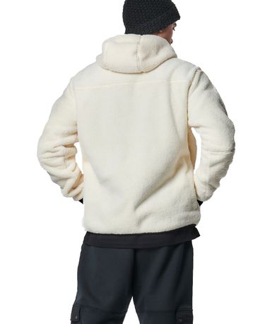 Body Action Men S Half-Zip Sherpa-Fleece Hoodie Ανδρικό (063419 COTTON ECRU-05)