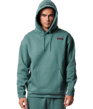 Body Action Hoodie Ανδρικό (063421 PINE GREEN-07B)