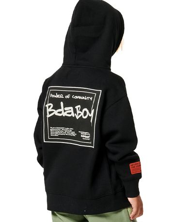 Body Action Boys Long Sleeve Hoodie (064402 BLACK-01)