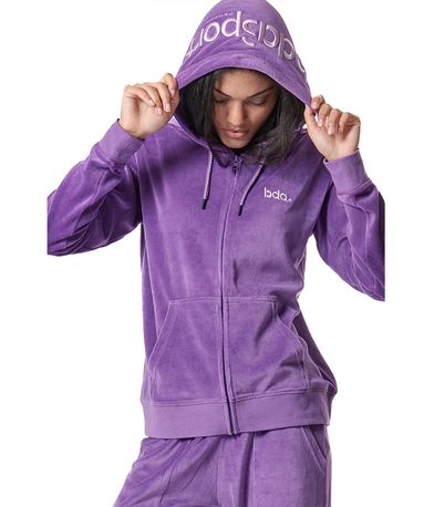 Body Action Womens Velour Ζακέτα Βελουτέ Γυναικεία (071417 PURPLE SAPPHIRE-13)