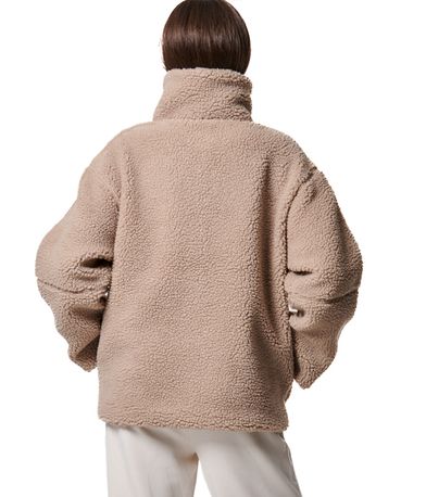 Body Action Zip Through Ζακέτα Sherpa Γυναικεία (071420 FOSSIL BEIGE-05C)