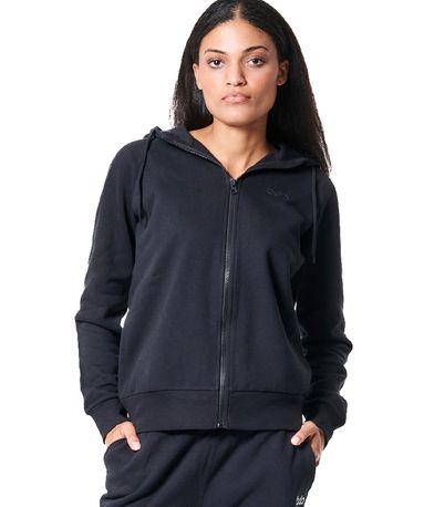 Body Action Fleece Full Zip Ζακέτα Βαμβακερή Γυναικεία (071421 BLACK-01)