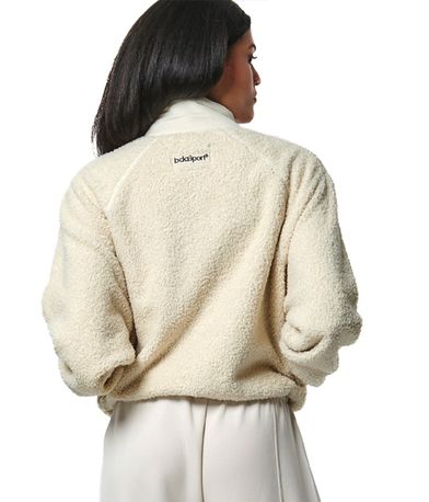 Body Action Womens Boucle Faux Sheepskin Jacket Γυναικείο (071423 POWDER ECRU-05)