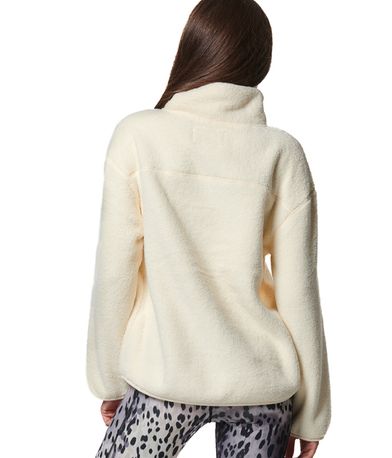 Body Action Ζακέτα Sherpa Γυναικεία (071426 COTTON ECRU-05)