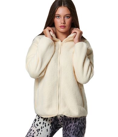 Body Action Ζακέτα Sherpa Γυναικεία (071426 COTTON ECRU-05)