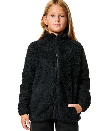 Body Action Girls Fluffy Ζακέτα Sherpa (072406 BLACK-01)