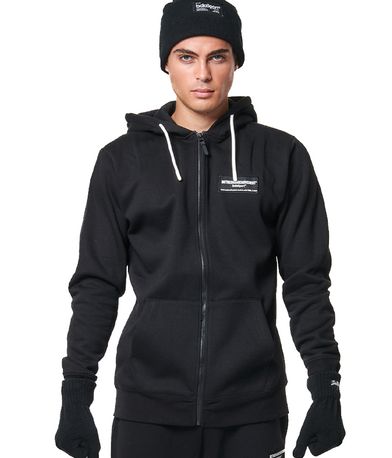 Body Action Full Zip Function Ζακέτα Βαμβακερή Ανδρική (073416 BLACK-01)