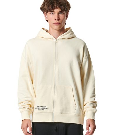 Body Action Zip-Up Ζακέτα Βαμβακερή Ανδρική (073417 COTTON ECRU-05)