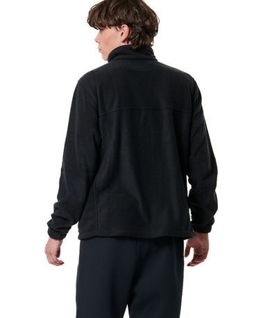 Body Action Mens Polar Ζακέτα Fleece Ανδρική (073418 BLACK-01)