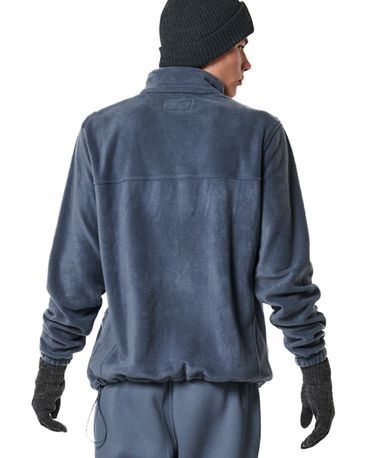 Body Action Mens Polar Ζακέτα Fleece Ανδρική (073418 TURBULENCE GREY-03)