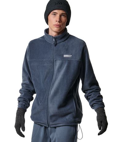 Body Action Mens Polar Ζακέτα Fleece Ανδρική (073418 TURBULENCE GREY-03)