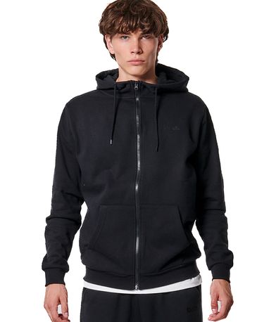 Body Action Fleece Full Zip Ζακέτα  Βαμβακερή Ανδρική (073419 BLACK-01)