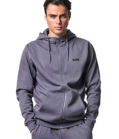 Body Action Fleece Full Zip Ζακέτα Βαμβακερή Ανδρική (073419 PEARL GREY-03G)