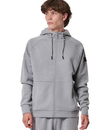 Body Action Mens Sport Gym Tech Ζακέτα Πολυεστερική Ανδρική (073420 SILVER GREY-03)