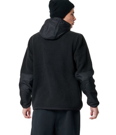 Body Action Ζακέτα Sherpa Ανδρική (073422 BLACK-01)