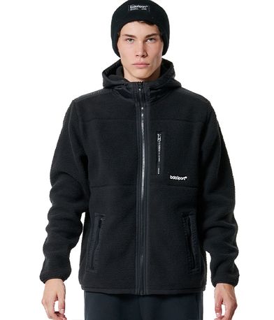 Body Action Ζακέτα Sherpa Ανδρική (073422 BLACK-01)