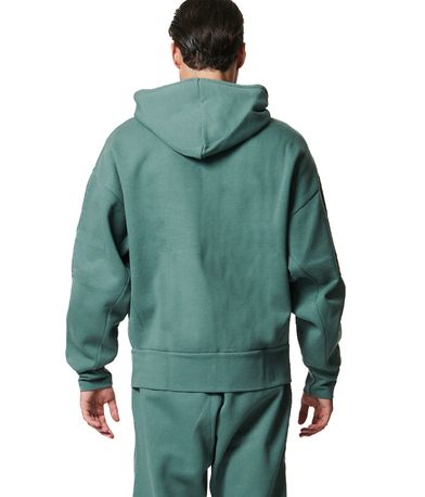 Body Action Fleece Zip-Up Ζακέτα Βαμβακερή Ανδρική (073424 PINE GREEN-07B)