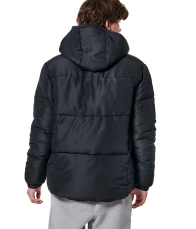 Body Action Men S Μπουφάν Puffer Ανδρικό (073426 BLACK-01)