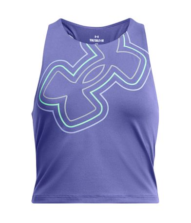 Under Armour Motion Branded Crop Top Αμάνικο Γυναικείο (1384210 561)