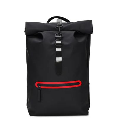 Rains Rolltop Rucksack Contrast W3 Σάκος Πλάτης (14540 BLACK)