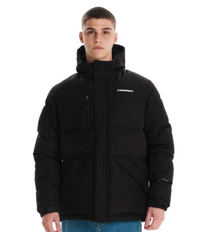 Emerson Μπουφάν Puffer Ανδρικό (242.EM10.58 BLACK)