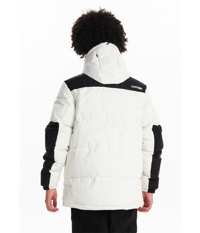 Emerson Μπουφάν Puffer Ανδρικό (242.EM10.58 OFF WHITE-BLACK)