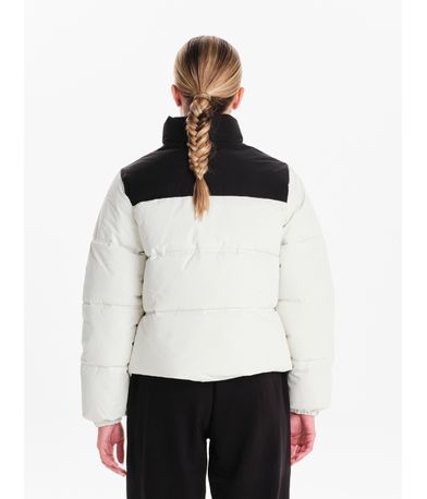 Emerson Μπουφάν Puffer Γυναικείο (242.EW10.74 OFF WHITE-BLACK)