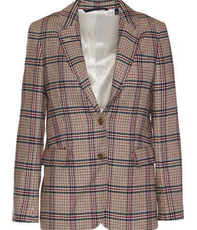 Gant γυναικείο σακάκι καρό Stretch Wool Blazer