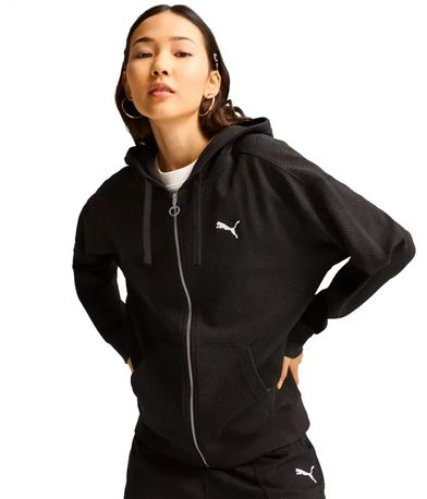 Puma Her Full-Zip Ζακέτα Βαμβακερή Γυναικεία (681631 01)