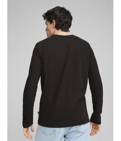 Puma Ess Elevated Longsleeve Μπλούζα Με Λαιμόκοψη Ανδρική (681888 01)