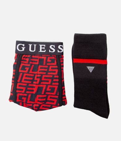 Gift Set Μπόξερ   Κάλτσες GUESS