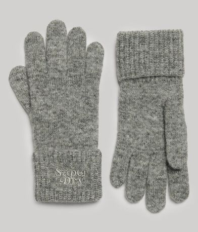 Γάντια Ribbed Knitted Gloves SUPERDRY