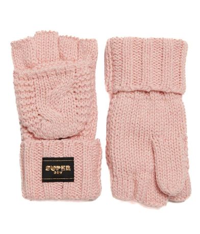 Γάντια Μισά Cable Knit Gloves SUPERDRY