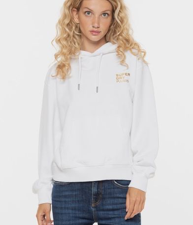 Φούτερ Με Κουκούλα Sport Luxe Loose Hoodie SUPERDRY