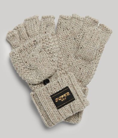 Γάντια Μισά Cable Knit Gloves SUPERDRY