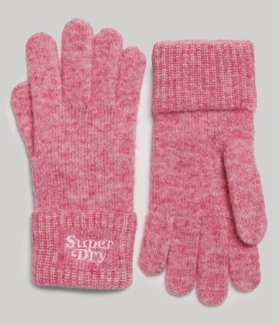 Γάντια Ribbed Knitted Gloves SUPERDRY