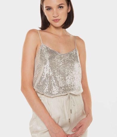 Αμάνικο Top Sequin Cami Vest Top SUPERDRY