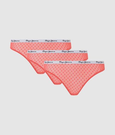 3 Pack Σλιπ Στρινγκ Dot 3P Thong PEPE JEANS