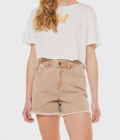 T-shirt Cropped Sun Keep Trim VOLCOM