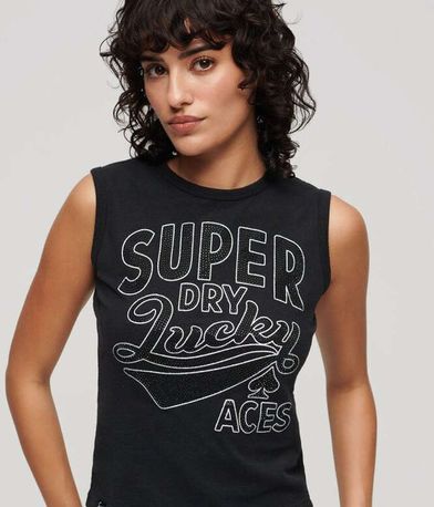 Αμάνικο Top Retro Embellished SUPERDRY