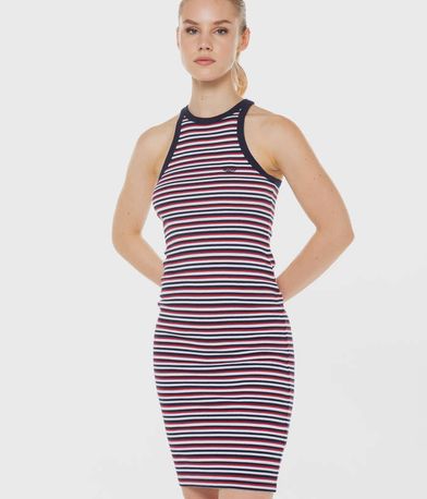 Midi Φόρεμα SL Rib Bodycon SUPERDRY