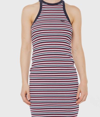 Midi Φόρεμα SL Rib Bodycon SUPERDRY