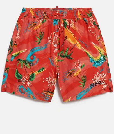 Μαγιό Σορτς 17 Hawaiian Print SUPERDRY